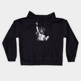 Let's Rock with Lady Liberty Kids Hoodie